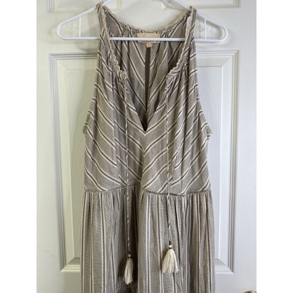Love The Label Coba Stripe Sleeveless Midi Dress Size Large - Picture 3 of 8